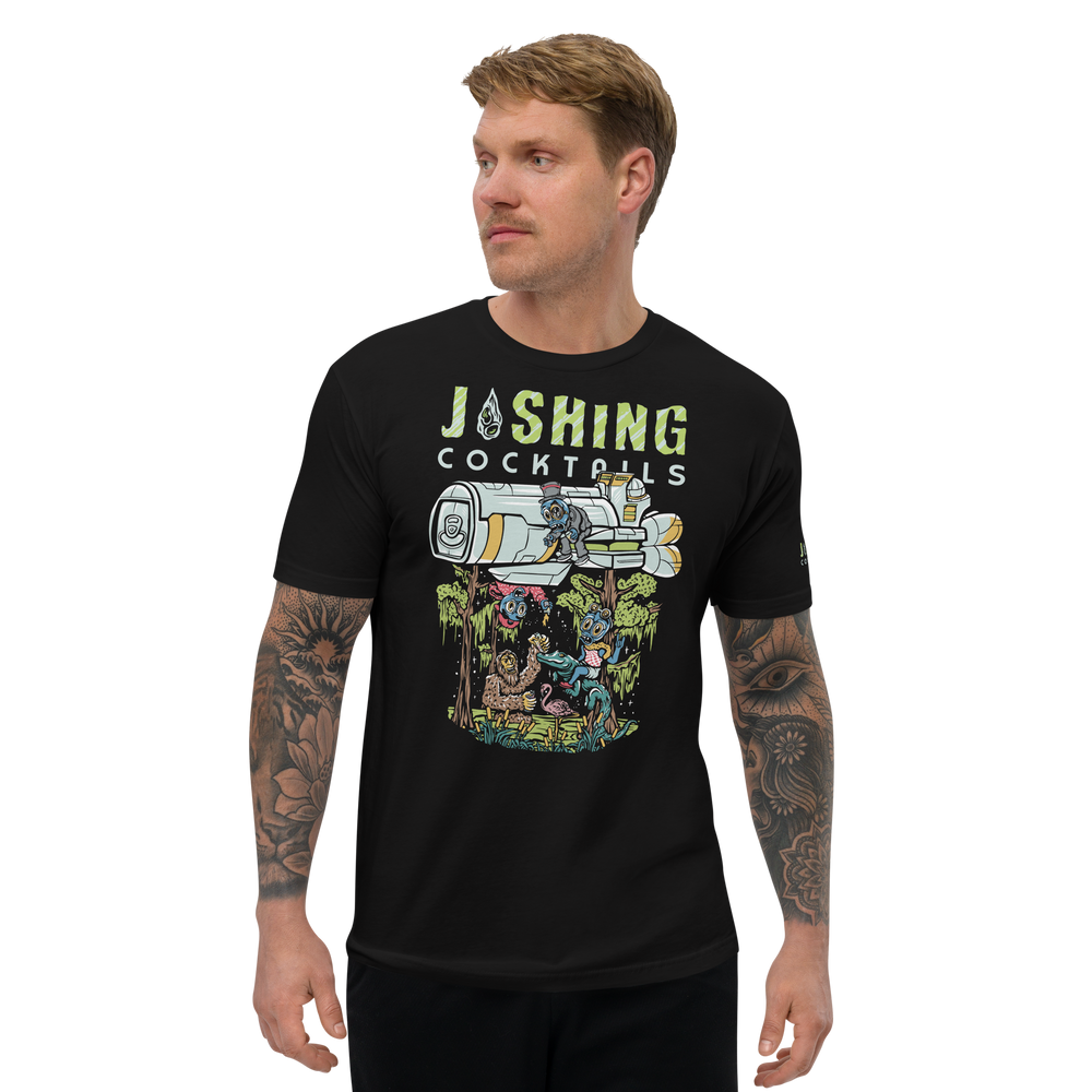 Joshing Cocktails Galactic Fitted T-Shirt
